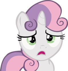 Size: 8897x9336 | Tagged: safe, artist:cyanlightning, sweetie belle, g4, the cart before the ponies, absurd resolution, female, simple background, solo, transparent background, vector