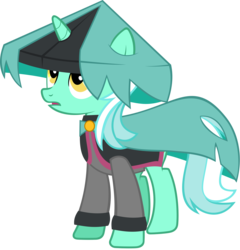 Size: 4794x5000 | Tagged: safe, artist:spyrothebadassdragon, lyra heartstrings, pony, unicorn, g4, absurd resolution, clothes, crossover, dust: an elysian tail, female, simple background, solo, transparent background, vector