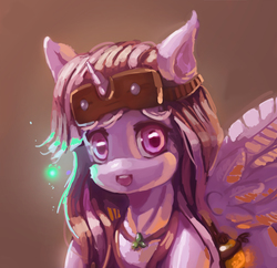 Size: 3500x3386 | Tagged: safe, artist:lmgchikess, oc, oc only, alicorn, pony, alicorn oc, goggles, high res, solo