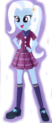 Size: 238x558 | Tagged: safe, artist:elementalalchemist03, trixie, equestria girls, g4, clothes, crystal prep academy uniform, school uniform