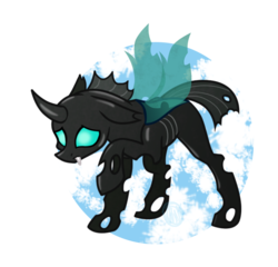 Size: 706x678 | Tagged: safe, artist:immagoddampony, thorax, changeling, g4, the times they are a changeling, male, solo