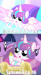 Size: 495x900 | Tagged: safe, screencap, princess flurry heart, starlight glimmer, twilight sparkle, alicorn, pony, unicorn, g4, the crystalling, the times they are a changeling, age difference, age progression, age regression, baby, baby bottle, baby flurry heart, baby pony, comparison, cute, flurrybetes, glimmerbetes, growing up, then and now, twiabetes, twilight sparkle (alicorn)