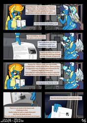 Size: 2480x3508 | Tagged: safe, artist:duop-qoub, misty fly, soarin', spitfire, anthro, comic:anomaly11, g4, comic, high res, wikipedia, wonderbolts