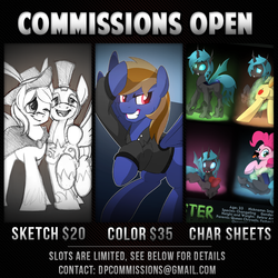 Size: 900x900 | Tagged: safe, artist:drawponies, oc, oc only, oc:caerdwyn magni, oc:donne starside, oc:shifter, commission, commission info