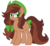 Size: 1570x1452 | Tagged: safe, artist:azure-art-wave, oc, oc only, oc:arizona, offspring, parent:applejack, parent:trouble shoes, parents:troublejack, simple background, solo, transparent background