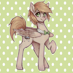 Size: 1024x1024 | Tagged: safe, artist:liliumena, derpy hooves, doctor whooves, time turner, pegasus, pony, g4, female, fusion, fusion:derpy hooves, mare, solo
