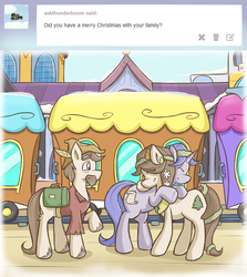 Size: 1200x1344 | Tagged: safe, artist:campus-cats, oc, oc only, oc:pine, ask pine pony, friendship express, train