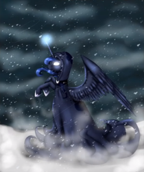 Size: 499x593 | Tagged: safe, princess luna, spirit of hearth's warming yet to come, a hearth's warming tail, g4, my little pony: friendship is magic, female, solo