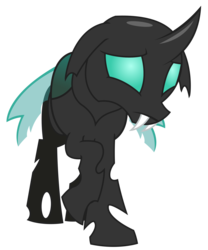 Size: 1853x2225 | Tagged: safe, artist:sketchmcreations, thorax, changeling, g4, the times they are a changeling, floppy ears, male, shy, simple background, solo, transparent background, vector