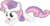 Size: 16368x8586 | Tagged: safe, artist:cyanlightning, sweetie belle, pony, unicorn, crusaders of the lost mark, g4, my little pony: friendship is magic, season 5, absurd resolution, cute, diasweetes, female, filly, foal, jumping, simple background, solo, talking, transparent background, vector