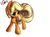 Size: 2500x1837 | Tagged: safe, artist:bluespiritofgood, applejack, g4, female, hatless, missing accessory, simple background, solo