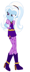 Size: 479x1132 | Tagged: safe, artist:tsundra, adagio dazzle, trixie, equestria girls, g4, alternate universe, clothes swap, simple background, solo, transparent background, vector