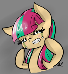 Size: 361x393 | Tagged: safe, artist:sonatablaze, sour sweet, equestria girls, g4, crying, equestria girls ponified, ponified