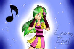 Size: 600x399 | Tagged: safe, artist:lieutenant-free-chan, lemon zest, equestria girls, g4