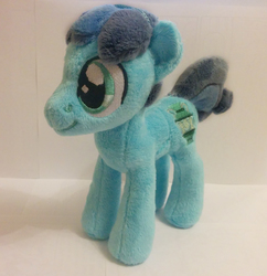 Size: 2298x2376 | Tagged: safe, artist:shindeeru, crystal hoof, thorax, changeling, g4, the times they are a changeling, disguise, disguised changeling, high res, irl, photo, plushie, solo, that was fast