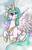 Size: 600x926 | Tagged: safe, artist:h0neymo0n, princess celestia, pony, g4, :3, female, flying, solo, wings