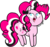 Size: 890x828 | Tagged: safe, artist:windows 95, derpibooru exclusive, pinkie pie, earth pony, pony, g4, female, gimp, pinkie pie's boutique, simple background, solo, transparent background