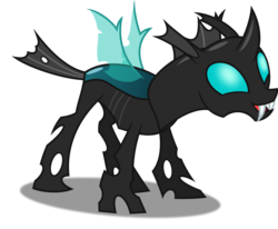 Size: 5000x4113 | Tagged: safe, artist:dashiesparkle, thorax, changeling, g4, the times they are a changeling, .svg available, absurd resolution, happy, inkscape, male, open mouth, ponyscape, simple background, solo, transparent background, vector