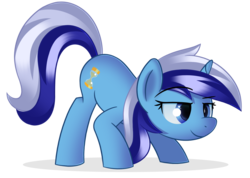 Size: 1682x1200 | Tagged: safe, artist:sykobelle, minuette, pony, g4, female, pounce, simple background, solo, transparent background