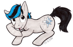 Size: 800x514 | Tagged: safe, artist:michael thompson, oc, oc only, earth pony, pony, bronycan, male, traditional art