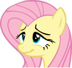 Size: 14282x13456 | Tagged: safe, artist:cyanlightning, fluttershy, g4, scare master, absurd resolution, cute, female, ludicrous res, shyabetes, simple background, smiling, solo, transparent background, vector