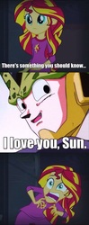 Size: 404x1024 | Tagged: safe, sunset shimmer, equestria girls, g4, my little pony equestria girls: rainbow rocks, 2spooky, cell (dragon ball), dragon ball, dragon ball z, dragonball z abridged, exploitable meme, meme, son goku, sunset screamer