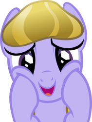 Size: 6672x8847 | Tagged: safe, artist:pink1ejack, amber waves, crystal pony, pony, g4, the times they are a changeling, absurd resolution, adorable waves, cute, happy, simple background, solo, squishy cheeks, transparent background, vector