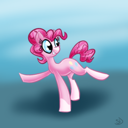 Size: 600x600 | Tagged: safe, artist:sallindaemon, pinkie pie, g4, female, solo