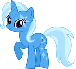 Size: 1247x1128 | Tagged: safe, artist:shootingstarsentry, trixie, pony, unicorn, g4, cutie mark magic, derp, female, mare, raised hoof, simple background, solo, transparent background