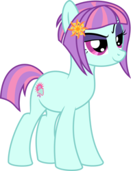 Size: 764x1002 | Tagged: safe, artist:gingerscribbs, sunny flare, earth pony, pony, equestria girls, friendship games, g4, crystal prep academy, crystal prep shadowbolts, equestria girls ponified, female, inkscape, ponified, ponyscape, short tail, simple background, smiling, smirk, solo, transparent background, vector