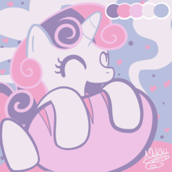 Size: 3000x3000 | Tagged: safe, artist:arachnide-pool, sweetie belle, g4, cute, diasweetes, eyes closed, female, high res, open mouth, solo