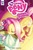 Size: 1054x1600 | Tagged: safe, artist:lowzirong, artist:nicowaha, artist:waha, idw, official comic, angel bunny, fluttershy, friends forever #34, g4, my little pony: friends forever, official, spoiler:comic, angelbetes, cover, cute, fluttermom, kindness, shyabetes