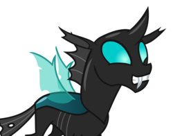 Size: 1300x1020 | Tagged: safe, artist:hendro107, thorax, changeling, g4, the times they are a changeling, .psd available, grin, male, simple background, smiling, solo, transparent background, vector