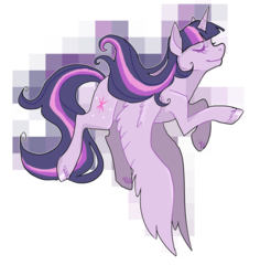 Size: 900x953 | Tagged: safe, artist:ellamred, twilight sparkle, alicorn, pony, g4, female, flying, pretty, simple background, solo, transparent background, twilight sparkle (alicorn)