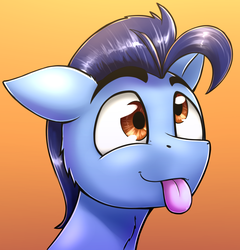 Size: 1663x1735 | Tagged: safe, artist:otakuap, oc, oc only, oc:scribbles, pony, cute, derp, male, solo, stallion, tongue out