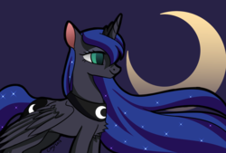 Size: 3496x2362 | Tagged: safe, artist:cay, princess luna, g4, female, high res, solo