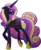 Size: 788x970 | Tagged: safe, alternate version, artist:sockl, princess cadance, alicorn, pony, g4, alternate cutie mark, alternate design, corrupted, cutie mark, ethereal mane, evil, evil smile, female, grin, horn, nightmare, nightmare cadance, nightmarified, show accurate, smiling, solo, transparent background, vector, wings