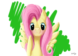 Size: 1713x1240 | Tagged: safe, artist:fangirl-archer, fluttershy, g4, blushing, cute, female, shyabetes, solo