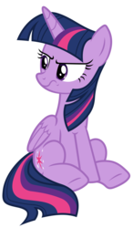 Size: 4200x7200 | Tagged: safe, artist:reginault, twilight sparkle, alicorn, pony, g4, the times they are a changeling, .svg available, absurd resolution, female, folded wings, mare, simple background, sitting, solo, transparent background, twilight sparkle (alicorn), twilight sparkle is not amused, unamused, vector