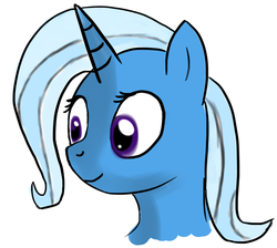 Size: 1280x1149 | Tagged: safe, artist:itsthinking, trixie, pony, unicorn, g4, bust, female, mare, portrait, solo