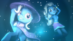 Size: 1920x1080 | Tagged: safe, artist:shadamyfan4evers, trixie, human, equestria girls, g4, 3d, human ponidox, square crossover, wallpaper