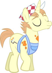 Size: 6239x8708 | Tagged: safe, artist:pink1ejack, dutch boy, pony, unicorn, g4, spice up your life, absurd resolution, background pony, hat, male, paint on fur, painter, simple background, solo, stallion, transparent background, vector