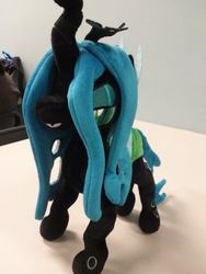 Size: 720x960 | Tagged: safe, artist:onlyfactory, queen chrysalis, g4, bootleg, irl, photo, plushie, solo