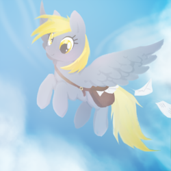 Size: 1500x1500 | Tagged: safe, artist:anti-time, derpy hooves, pegasus, pony, g4, female, mare, solo