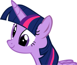 Size: 12791x10792 | Tagged: safe, artist:cyanlightning, twilight sparkle, alicorn, pony, castle sweet castle, g4, absurd resolution, derp, female, folded wings, mare, simple background, smiling, solo, transparent background, twilight sparkle (alicorn), vector