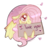 Size: 1000x1000 | Tagged: safe, artist:zakkurro, fluttershy, bat pony, pony, g4, cute, cute little fangs, fangs, female, floppy ears, flutterbat, holding, looking at you, race swap, shyabates, shyabetes, simple background, solo, transparent background