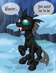 Size: 720x937 | Tagged: safe, artist:texasuberalles, thorax, changeling, g4, the times they are a changeling, male, solo