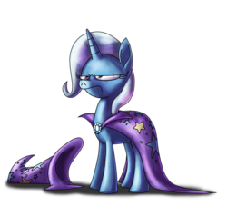 Size: 800x727 | Tagged: safe, artist:piemations, trixie, pony, unicorn, g4, female, grumpy, mare, simple background, solo, transparent background, trixie is not amused, unamused