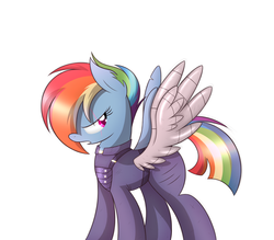 Size: 1600x1400 | Tagged: dead source, safe, artist:php66, rainbow dash, g4, alternate timeline, apocalypse dash, crystal war timeline, simple background, solo