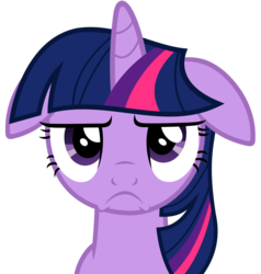 Size: 5382x5662 | Tagged: safe, artist:slb94, twilight sparkle, pony, unicorn, g4, absurd resolution, female, floppy ears, frown, grumpy, grumpy twilight, looking at you, mare, simple background, solo, transparent background, unamused, unicorn twilight, vector
